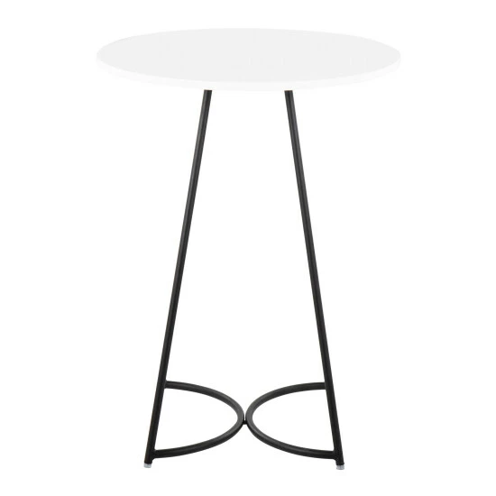 Budget ❤️ Silver Orchid Cece Counter Height Table White Wood/gold Metal 💯 - Image 5