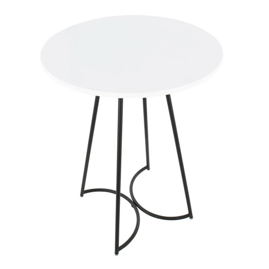 Budget ❤️ Silver Orchid Cece Counter Height Table White Wood/gold Metal 💯 - Image 6