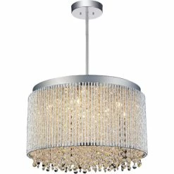 Cheapest 🔔 Silver Orchid Bowen 10-light Chrome Chandelier 🔥