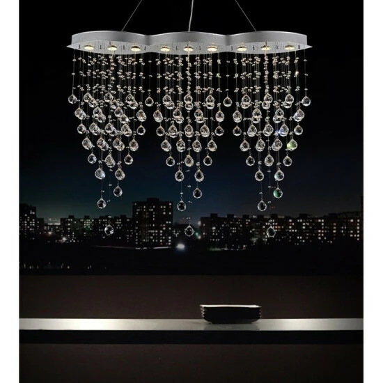 Best reviews of ๐งจ Silver Orchid Cook 9-light Crystal Chandelier With Chrome Finish ๐