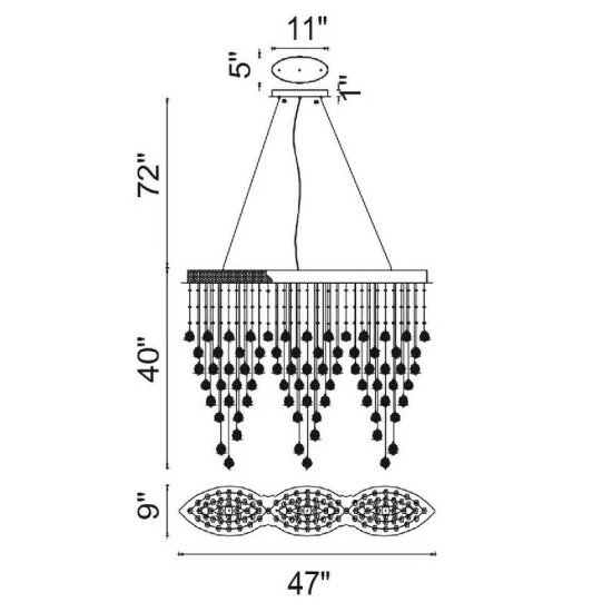 Best reviews of ๐งจ Silver Orchid Cook 9-light Crystal Chandelier With Chrome Finish ๐ - Image 2
