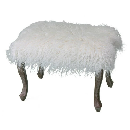 Outlet โค๏ธ Silver Orchid Martens White Faux Fur Bench ๐ 4 Outlet โค๏ธ Silver Orchid Martens White Faux Fur Bench ๐ - Image 2