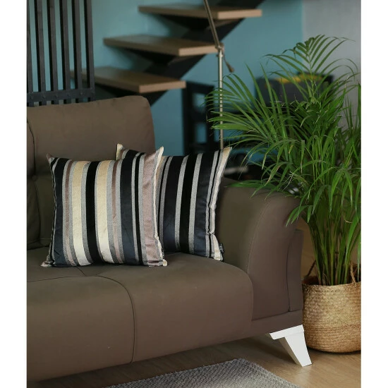 Best Pirce ๐ Silver Orchid Shearer Velvet Dark Blue Throw Decorative Pillow ๐ฅ - Image 2