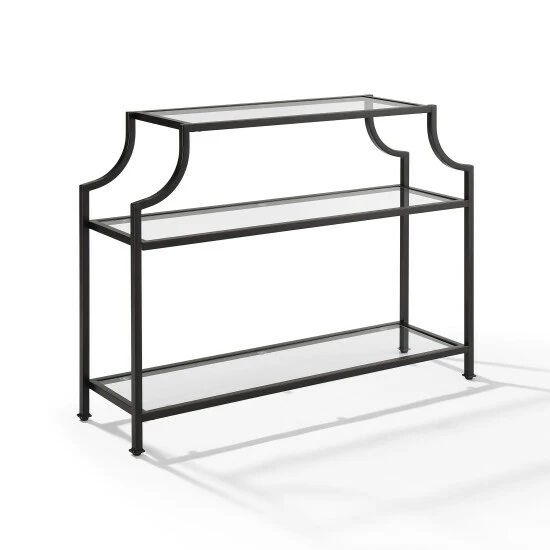 Best Pirce 𧨠Silver Orchid Bow Oil-rubbed Bronze Console Table â - Image 5