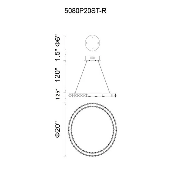 Buy ⭐ Silver Orchid Blinn LED Crystal Drum Chandelier With Chrome Finish ⌛ - Image 2