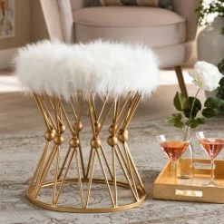 Coupon 🎉 Silver Orchid Coghlan Glam And Luxe Upholstered Ottoman 😉