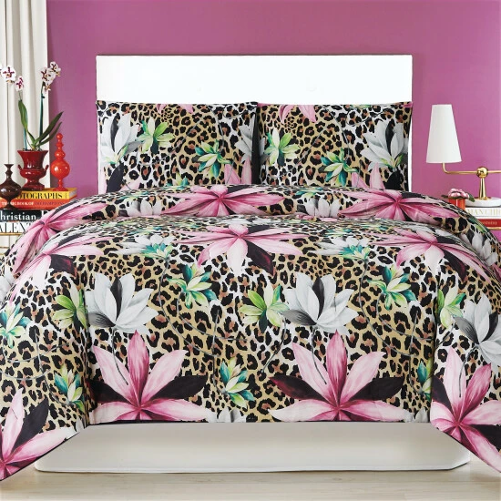 Cheap 🔥 Silver Orchid Sima Floral 3-piece Duvet Cover Set ✨