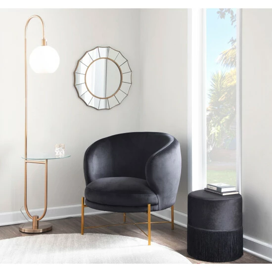 Cheap ๐ Silver Orchid Trombone Tray Table Floor Lamp Gold โ๏ธ - Image 8