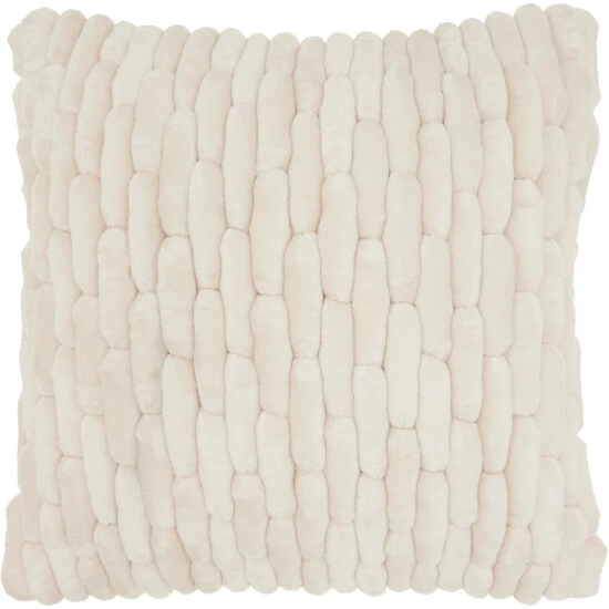 Coupon 🎉 Silver Orchid Negri Velvet Cobblestone Throw Pillow 20" X 20" 🤩 - Image 2