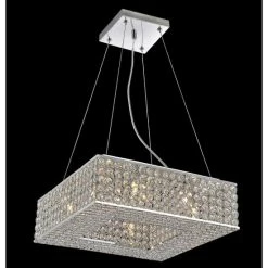 Discount 😀 Silver Orchid Alberni 8-light Mini Pendant With Chrome Finish 🔥
