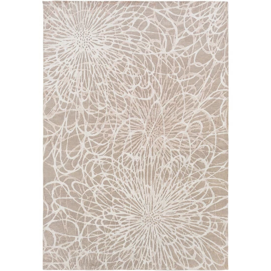 Outlet 🤩 Silver Orchid Billings Hand Knotted Indoor Area Rug Gold 🔥