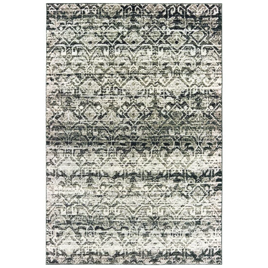 Budget ⨠Silver Orchid Burns Distressed Tribal Grey/ Ivory Area Rug Grey/ivory đ