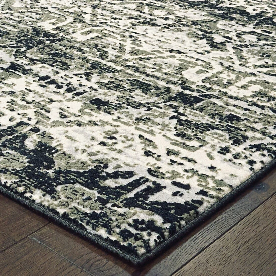 Budget ⨠Silver Orchid Burns Distressed Tribal Grey/ Ivory Area Rug Grey/ivory đ - Image 2