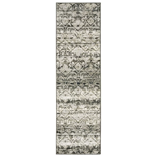 Budget ⨠Silver Orchid Burns Distressed Tribal Grey/ Ivory Area Rug Grey/ivory đ - Image 7