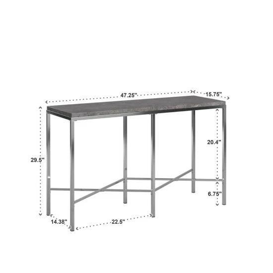 Best reviews of đ Silver Orchid Bellamy Chrome Finish Sofa Table đŻ 8 Best reviews of đ Silver Orchid Bellamy Chrome Finish Sofa Table đŻ - Image 6