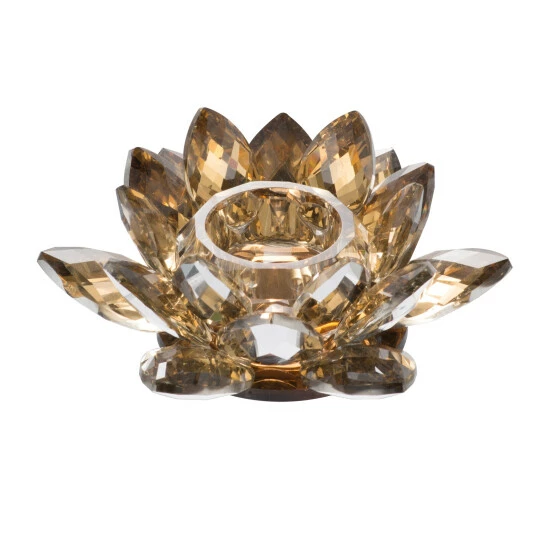 Best Sale đ A&B Home Silver Orchid Arendt Gold 4-inch Lotus Candle Holders đ