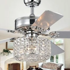 Discount 🌟 Silver Orchid Miller 52-inch 5 Blade Ceiling Fan 🤩