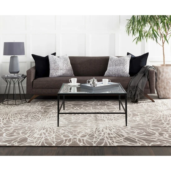 Flash Sale โญ Silver Orchid Billings Hand Knotted Indoor Area Rug Charcoal ๐ - Image 2