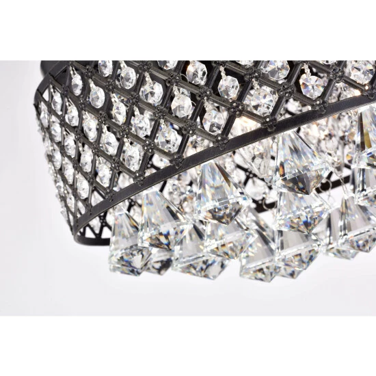 Cheapest â¤ď¸ Silver Orchid Taylor 4-light Antique Black Flush Mount Chandelier đ - Image 4