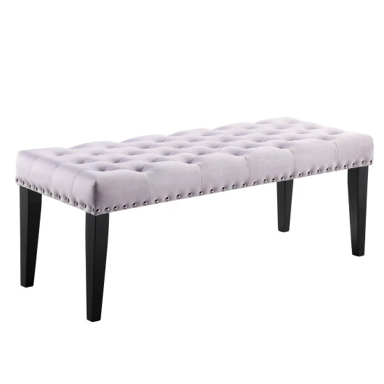 New âď¸ Silver Orchid Orla Velvet Bench Ink Navy đ - Image 8