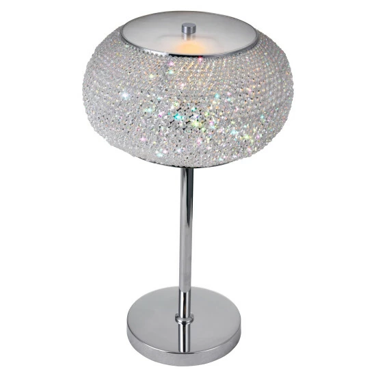 Flash Sale đ Silver Orchid Turpin 1-light Table Lamp With Chrome Finish đ - Image 2
