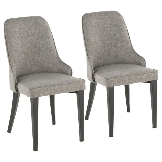 Hot Sale ๐ฅ Silver Orchid Wilson Upholstered Dining/Accent Chair (Set Of 2) ๐ฅ