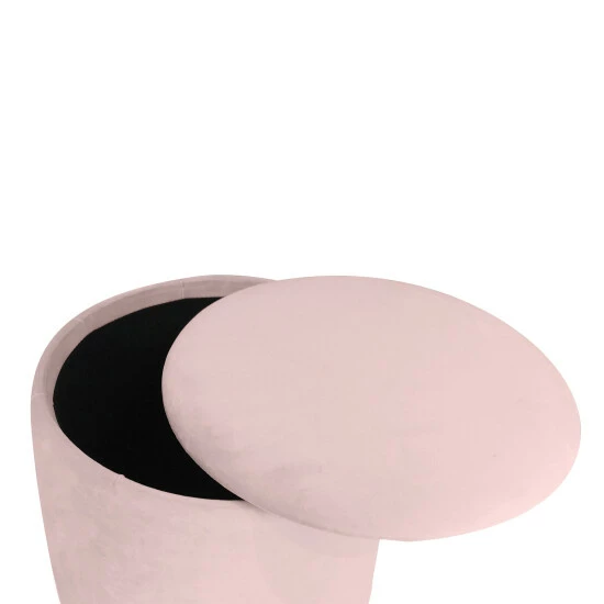 New ๐ Silver Orchid Albanesi Blush Storage Ottoman ๐ฏ - Image 3