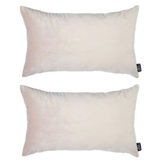 Promo đ Silver Orchid Pickford Velvet Light Beige Decorative Throw Pillow Cover đ - Image 6