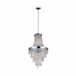 Wholesale 🔥 Silver Orchid Kersten Chrome Beaded Crystal 6-light Chandelier ✨