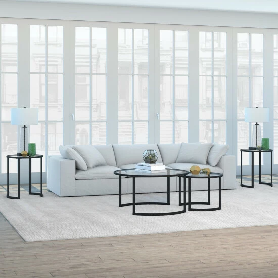 Wholesale đ Silver Orchid Stossel Blackened Bronze Side Table đ - Image 7