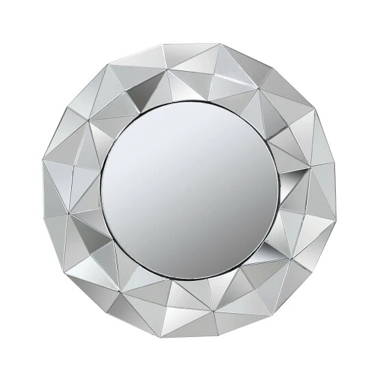 Cheap đ Silver Orchid Badgley 39.5-inch Round Silver Wall Mirror đĽ - Image 4