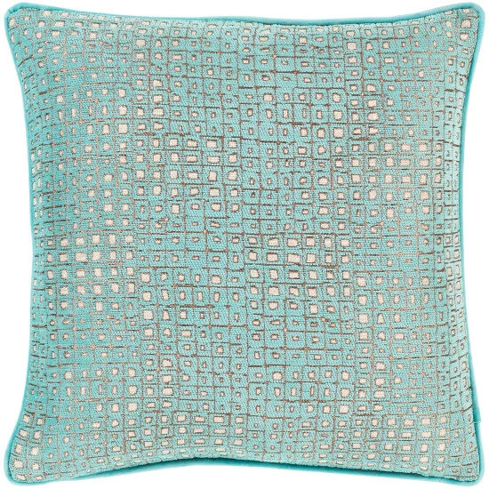 Discount 💯 Silver Orchid Phillips Jacquard Geometric 22-inch Throw Pillow Cover Tan ✔️