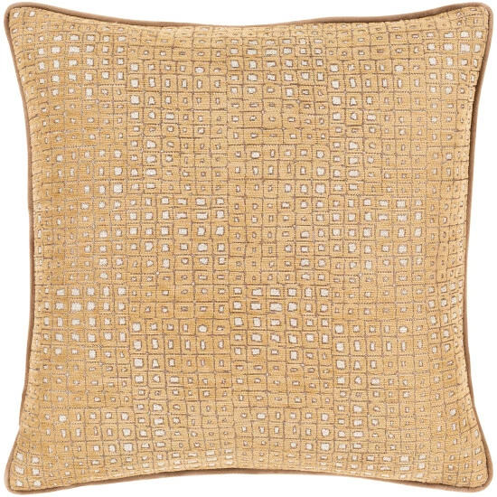 Discount 💯 Silver Orchid Phillips Jacquard Geometric 22-inch Throw Pillow Cover Tan ✔️ - Image 4