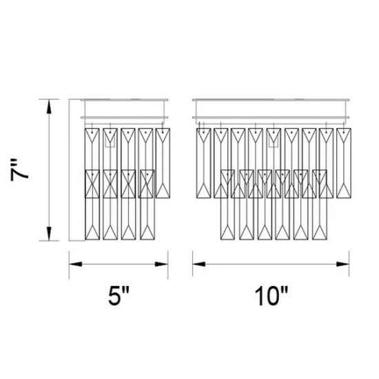 Best Pirce đ Silver Orchid Aasen 4-light Wall Sconce With Chrome Finish đŻ - Image 2