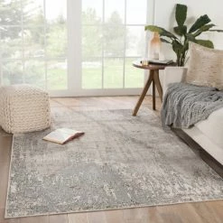 Top 10 🎁 Silver Orchid Lane Abstract Area Rug Gray/silver ⭐