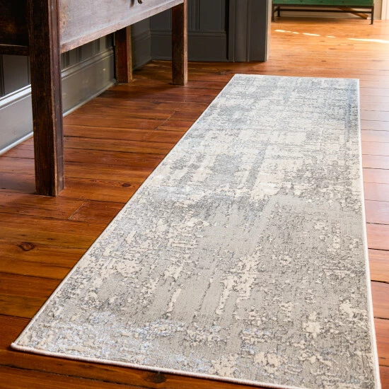 Top 10 đ Silver Orchid Lane Abstract Area Rug Gray/silver â - Image 3