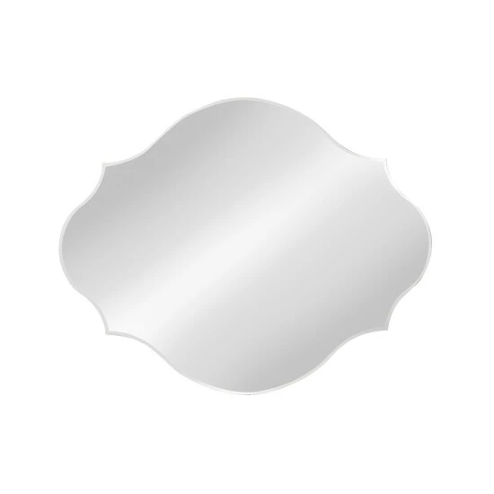 Best Pirce ๐ฅ Silver Orchid Ames Frameless Oval Scalloped Bevel ๐