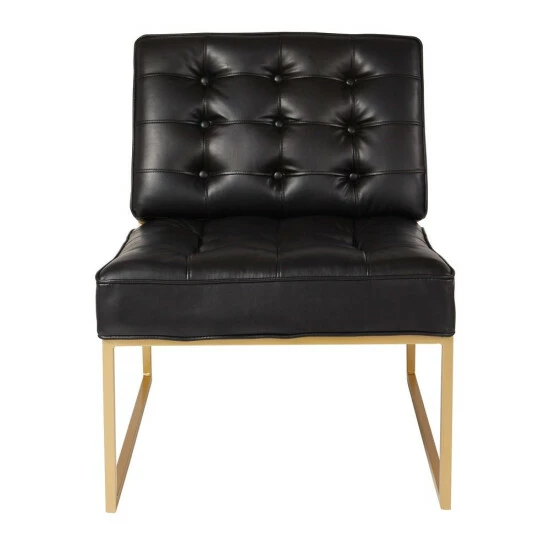 Discount ๐ Silver Orchid BerdoniFaux Leather Chair With Gold ๐งฅ Coated Frame White โจ 8 Discount ๐ Silver Orchid BerdoniFaux Leather Chair With Gold ๐งฅ Coated Frame White โจ - Image 6
