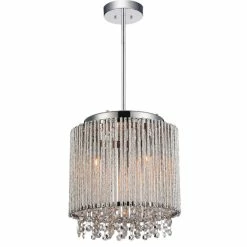 Cheap 😍 Silver Orchid Bowen 3-light Mini Pendant With Chrome Finish 👏