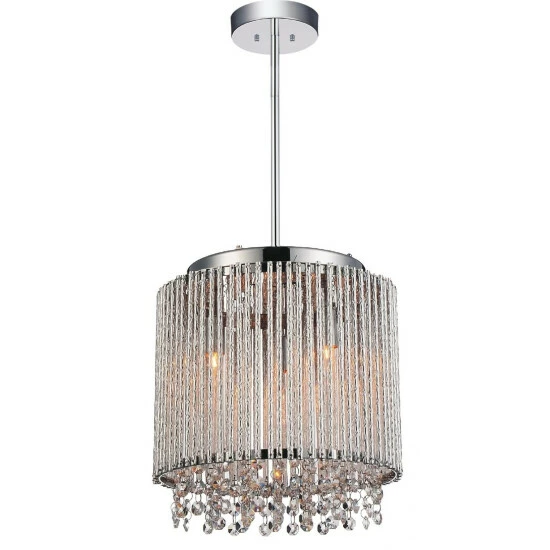 Cheap 😍 Silver Orchid Bowen 3-light Mini Pendant With Chrome Finish 👏