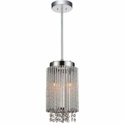 Best deal ✨ Silver Orchid Bowen 2-light Mini Pendant With Chrome Finish ✨