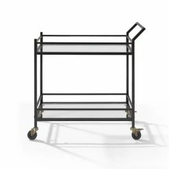 Hot Sale 👍 Silver Orchid Grifith Oil-Rubbed Bronze Bar Cart 🛒 -Silver Orchid Shop unnamed file 344