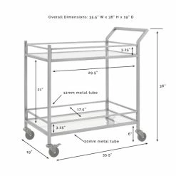 Hot Sale 👍 Silver Orchid Grifith Oil-Rubbed Bronze Bar Cart 🛒 -Silver Orchid Shop unnamed file 346