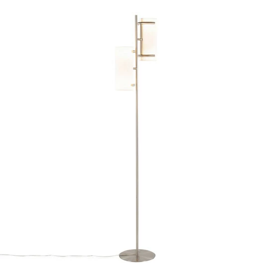 Cheapest đ Silver Orchid Caines Floor Lamp Nickel/white đ - Image 4