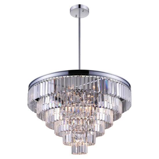 Flash Sale đ€© Silver Orchid Fields 15-light Chrome Chandelier đ