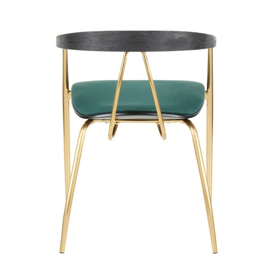 Cheapest đ Silver Orchid Engl Velvet Upholstered Dining Chair (Set Of 2) - N/A Blue đ - Image 8