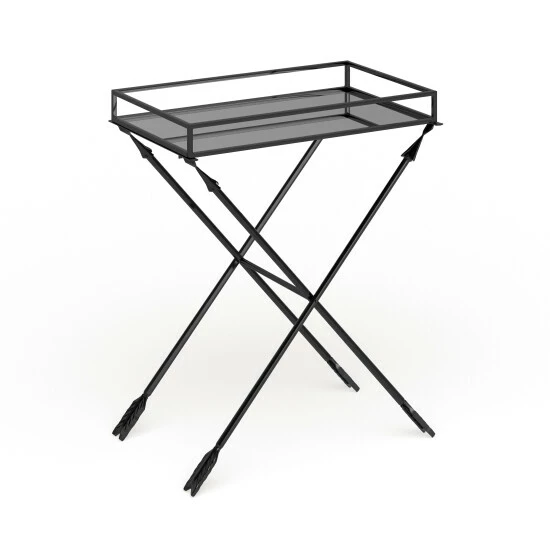 Hot Sale đĽ Silver Orchid Jalabert Arrow Metal Accent Table - 21x14x26 Satin Gold đ - Image 6