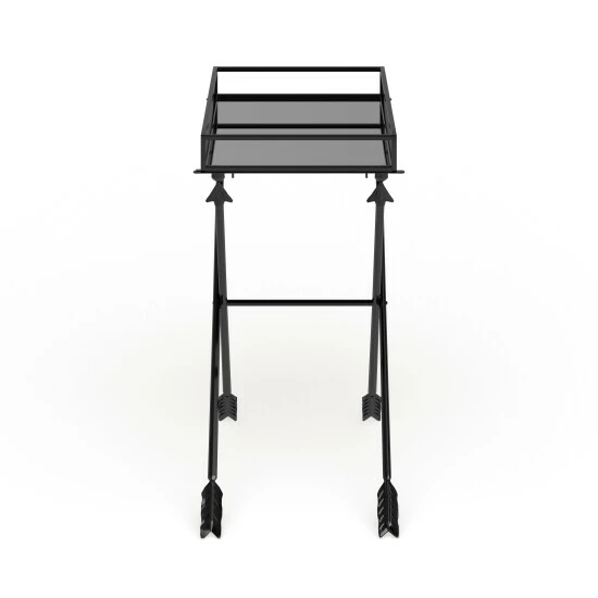 Hot Sale đĽ Silver Orchid Jalabert Arrow Metal Accent Table - 21x14x26 Satin Gold đ - Image 8