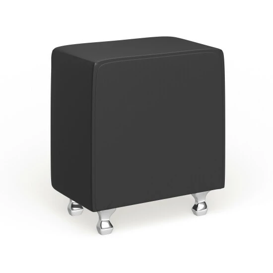 Hot Sale â Silver Orchid Porten Crystal Tufted Black Upholstered Nightstand đ - Image 4