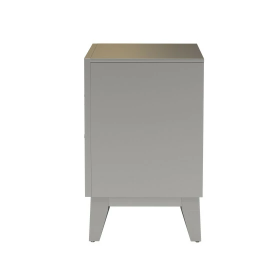New ๐คฉ Silver Orchid Barriscale Contemporary 2-drawer Nightstand ๐ - Image 4
